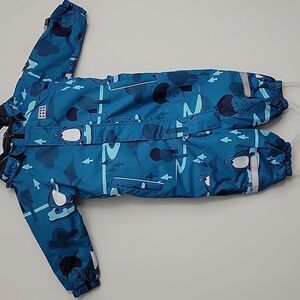 NWT LEGO Baby Extra Durable Ski Snow Suit 80 12-18 Months Dark Turquoise Penguin